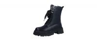 2Go Fashion Damen Stiefel/Stiefelette Schwarz/silber (Schwarz) 8995502-921