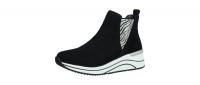 Remonte Damen Sneaker/Stiefelette schwarz/beige/schwar (Schwarz) D0T75-03
