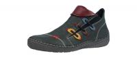 Rieker Damen Stiefelette forest/honig/brandy/ (Grün) 72581-54