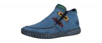 Rieker Damen Stiefelette royal/maigruen/wine/ (Blau) N0959-14