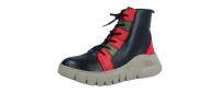 Gemini Damen Stiefelette schwarz/rot/grün (Schwarz) 33317-02956