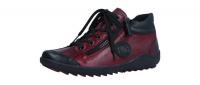 Remonte Damen Sneaker/Stiefelette schwarz/chianti/chia (Rot) R1477-35