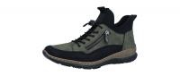 Rieker Damen Halbschuh/Sneaker schwarz/liane/schwar (Grün) N32G3-54