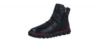 Manitu Damen Stiefelette rot (4) (Schwarz) 990534-04