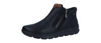 Rieker Damen Stiefelette schwarz/leo-nuss (Schwarz) Z0059-00