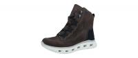Rieker Damen Sneaker/Stiefel erde/schwarz (Braun) M6012-25