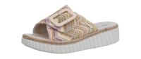 Rieker Damen Pantolette 692 pastell (Beige) 69253-91