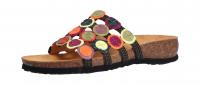 Think Damen Pantolette Julia SCHWARZ/MULTICOLOUR (Mehrfarbig) 3-000247-0000
