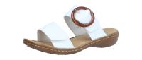 Rieker Damen Pantolette weiss (Weiß) 60894-80