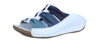 Andrea Conti Damen Pantolette weiß/blau-multi (Mehrfarbig) 0779006-1631