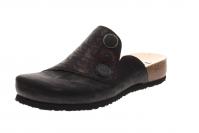 Think Damen Pantolette Julia SZ/KOMBI (Schwarz) 5-85343-09