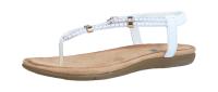 2Go Fashion Damen Sandale m.Zehensteg weiß 8018811-001