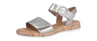 Gabor Damen Sandale puder(silb/S.Kork) (Gold) 62.734.82