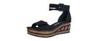 Rieker Damen Sandale 681 schwarz 68194-00