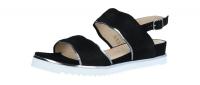 Softwaves Damen Sandale black/pewter (Schwarz) 7.42.36