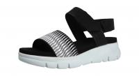Gerry Weber Damen Sandale Arzignano 04 schwarz/weiß (Schwarz) G63304