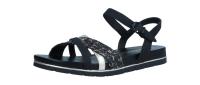 Tamaris Damen Sandale Schwarz 1-1-28145-24-098