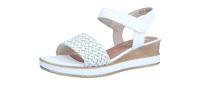 Remonte Damen Sandale weiss-gold/white (Weiß) D6465-80