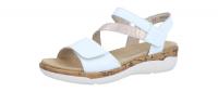 Remonte Damen Sandale weiss/rosegold/weiss (Weiß) R6860-80
