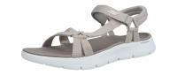 Skechers Damen Sandale Go Walk Flex taupe (Beige) 141451 TPE
