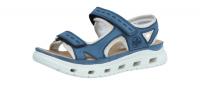 Rieker Damen Sandale royal/perlcreme (Blau) 64066-14