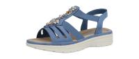 Rieker Damen Sandale lightblue (Blau) V8549-10