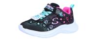 Skechers Kinder Sneaker Butterfly Flush black (Mehrfarbig) 303380LBKMT