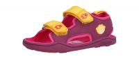 Affenzahn Kinder Sandale/Barfußschuhe Vegan Airy Bird berry /yellow (Rot) 00392