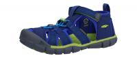 Keen Kinder Sandale/Outdoorschuhe Seacamp IICNX Y-blue blue depths/Chartreu (Blau) 1022993