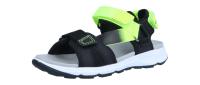 Superfit Kinder Sandale CRISS CROSS SCHWARZ/GELB (Schwarz) 1-000580-0010