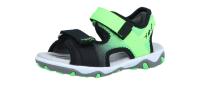 Superfit Kinder Sandale MIKE 3.0 SCHWARZ/HELLGRÜN (Schwarz) 1-009465-0000