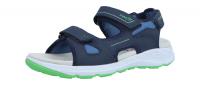 Superfit Kinder Sandale Criss Cross BLAU/GRÜN (Blau) 1-000583-8000