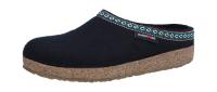 Haflinger Herren Hausschuh Grizzly Franzl Schwarz 711001-3