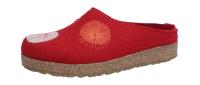 Haflinger Damen Hausschuh Grizzly Radius rubin (Rot) 751008-11