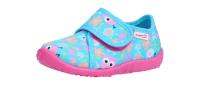 Superfit Kinder Hausschuh SPOTTY TÜRKIS/Eule (Türkis) 1-009246-8400