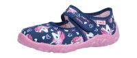 Superfit Kinder Hausschuh Bonny DUNKELBLAU (Blau) 1-800283-8090