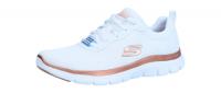 Skechers Damen Sneaker FLEX APPEAL 4.0 white rose gold (Weiß) 149303  WTR